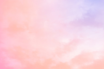 Wall Mural - cloud background with a pastel colour