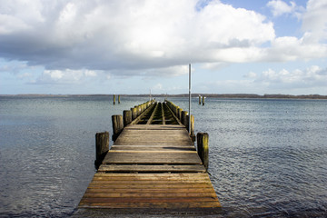 old pier at german beach