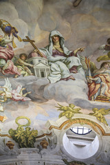 Wall Mural - Karlskirche Wien: Kuppel Fresko mit Bibel Szenen