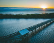 MacArthur State Park Sunrise, Florida, Drone