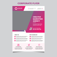 Wall Mural - Corporate web banner or flyer template