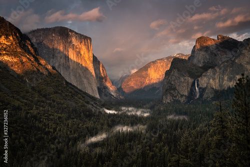 Yosemite Valley Nationalpark Canvas Print