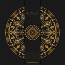 Luxury Mandala Background With Golden Arabesque Pattern Arabic Islamic Design