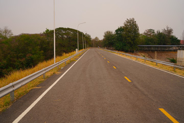 Poster - road in the forest