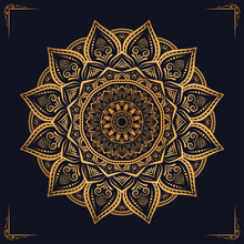 Luxury Mandala Background With Golden Arabesque Pattern Arabic Islamic Design
