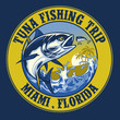 shirt design of tuna fishing