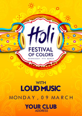 Happy Holi colorful posters Illustration of colorful background for Festival of Colors Happy holi vector elements for card design ,celebration design