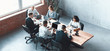 © Prostock-studio - Multiethnic Business Team Working Together Sitting In Modern Office, Panorama