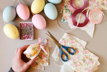 How To Decorate An Easter Egg With Decoupage Technique