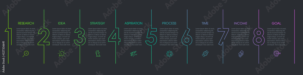 Vector infographic template Stock Vector | Adobe Stock