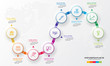 © GfxPapercut - Circle timeline infographic template,Business concept with 9 options,Vector illustration.