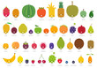Vector fruit design