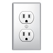 © JSalasberry - Electrical Plugin Outlet Cover Vector Illustration Graphic Icon