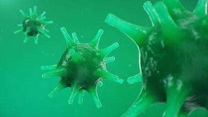 Wall Mural - outbreak of chinese influenza - called a coronavirus or 2019-ncov, which has spread around the world