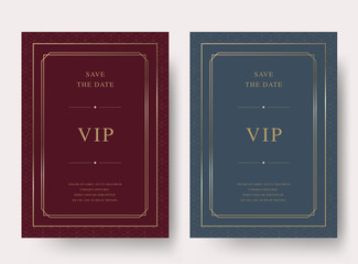 Wall Mural - vintage luxury vector invitation card