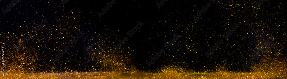 Abstract of christmas and bokeh light with glitter background Stock ...