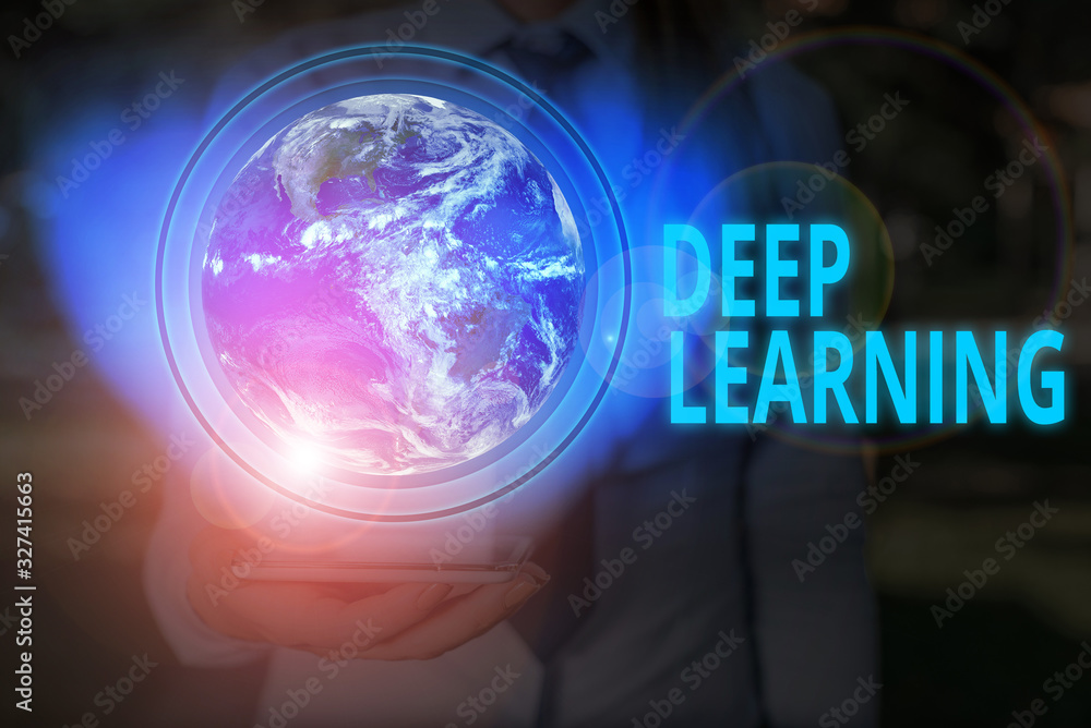 Handwriting text writing Deep Learning. Conceptual photo the collection ...