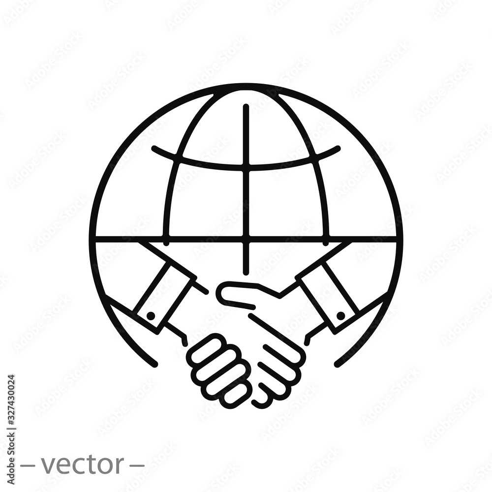 Trade Hands Sign Trade Symbol Drawing