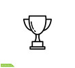 Trophy icon vector logo template
