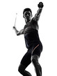 © snaptitude - young man athletics Javelin athlete isolated white background