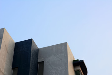 Abstract architecture of a modern building