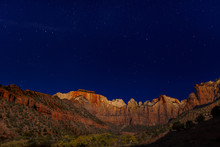 Twilight Over Zion National Park