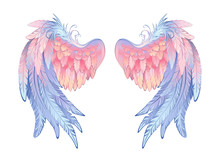 Delicate Angel Wings
