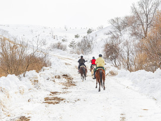 Daegwallyeong Seonjaryeong, Gangwon Province Winter Snowfall