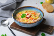© julie208 - Fish Soup with Salmon, Millet and Vegetables, Tasty Healthy Meal