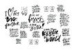 Quotes about brother and sister. Hand lettering illustration for your design.
