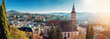 Panoramic view of Baden-Baden on a sunny morning. Baden-Wurttemberg, Germany