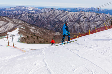 Deokyusan National Park, Jeollabuk-do Heavy snow winter landscape