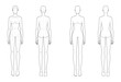 © Vectoressa - Fashion template of standing women.