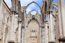 Ruined Church In Lisbon