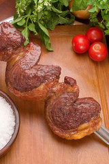 churrasco de picanha no espeto