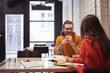 © Stock Rocket - Young couple enjoying the tasty fast food in restaurant