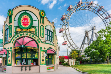 Canvas Print - Wiener Riesenrad in Vienna