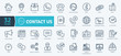 © Culombio - Location Icons Pack. Thin line icons set. Flaticon collection set. Simple vector icons