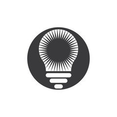 light bulb symbol vector design illustration