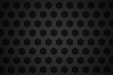 Wall Mural - abstract background of hexagon. 3d rendering.