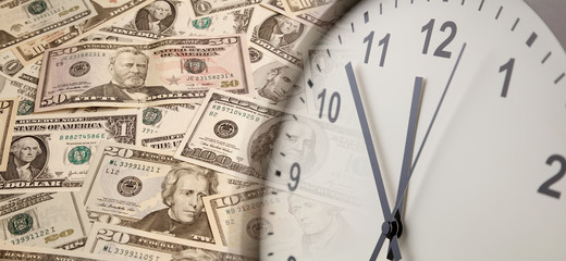 Wall Mural - Time is money