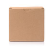 © Coprid - Front view of blank brown cardboard box