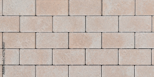 Cuadros en Lienzo Seamless textured stone wall brick texture abstract background sandstone pink n