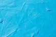 canvas print picture - Glued pieces of blue paper close-up. Texture for design.