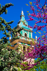 Canvas Print - Church in  Valldemossa, Mallorca, Spain