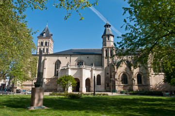 Poster - Basilica Saint Seurin at Bordeaux, France