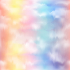 Wall Mural - Pattern seamless background texture, vector trendy holographic, pastel multicolored, color vibrant gradient backdrop, pastel blurred marble modern design, neon hologram, vivid, bright, pink, blue