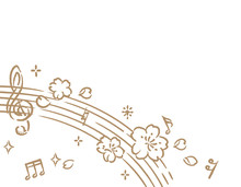 ピアノ 音符の素材イラスト 手書き風 Wall Mural 夏妃 吉野 ピアノ 音符の素材イラスト 手書き風 Wall Mural 夏妃 吉野