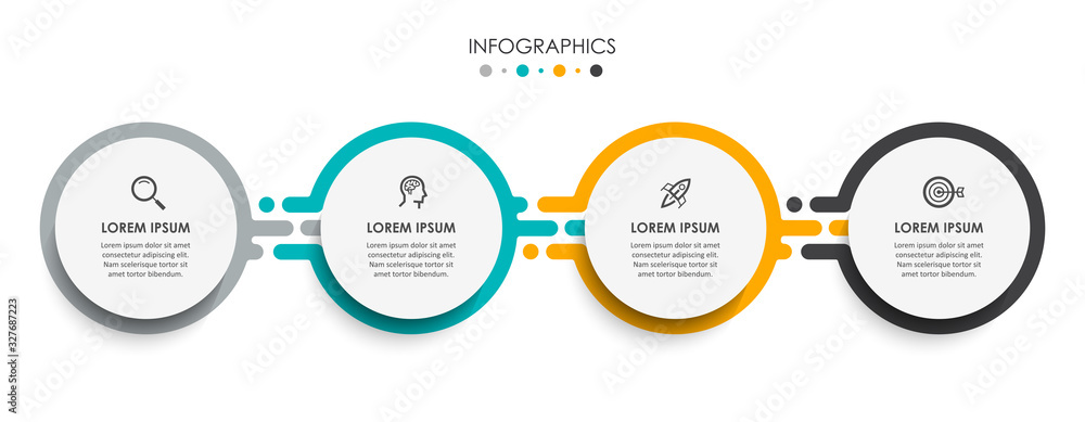 Vector infographic template Stock Vector | Adobe Stock