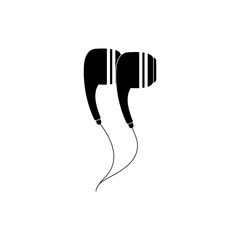 Sticker - headphones device technology melody sound music silhouette style icon